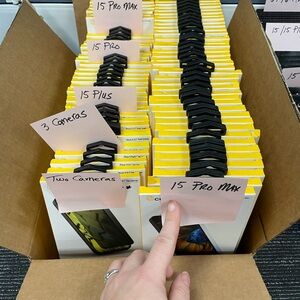 Phone Screen Protector Display and Phone Cases